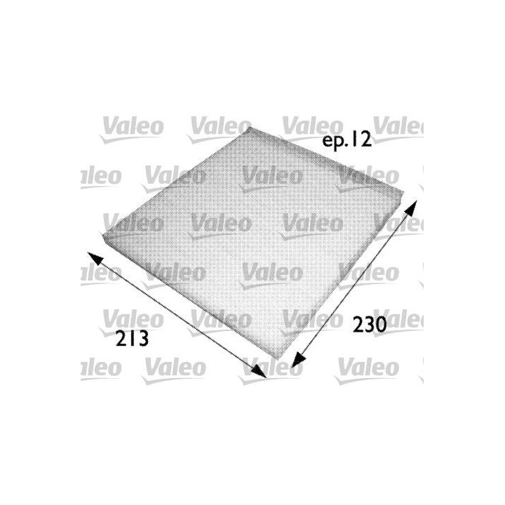 Filtras, salono oras VALEO 698691