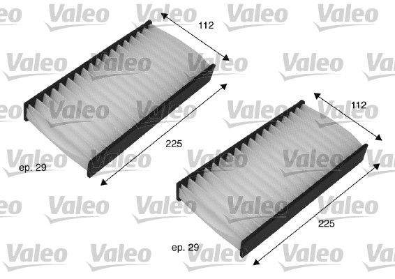 Filtras, salono oras VALEO 698735