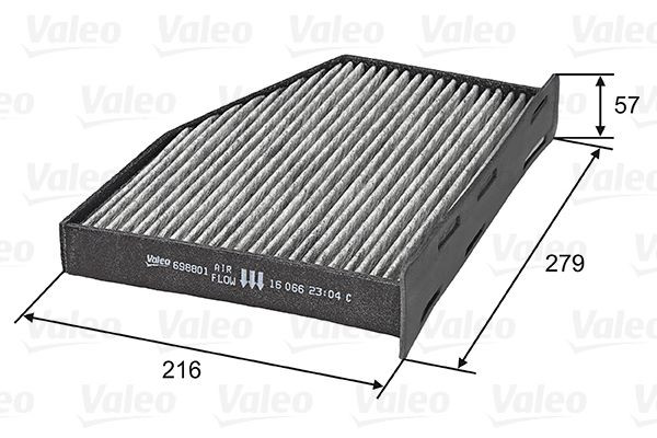 Filtras, salono oras VALEO 698801