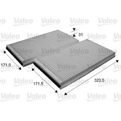 Filtras, salono oras VALEO 698863