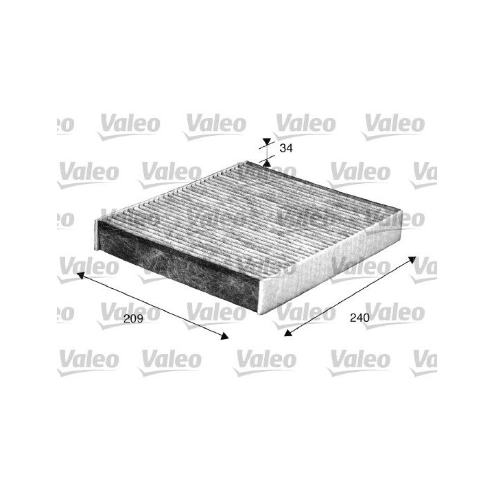 Filtras, salono oras VALEO 698883