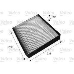 Filtras, salono oras VALEO 698889