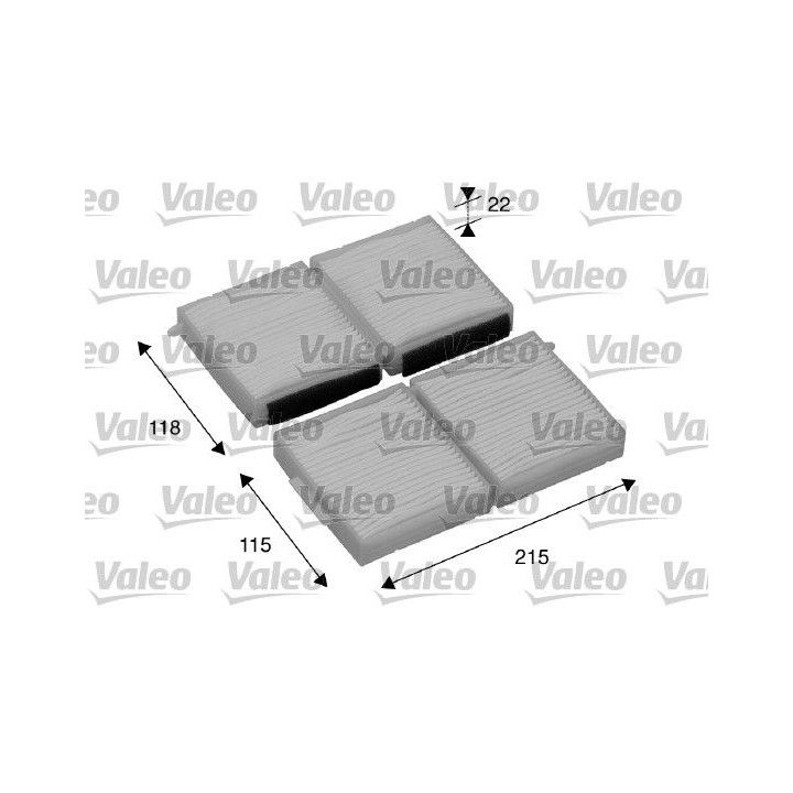 Filtras, salono oras VALEO 698891