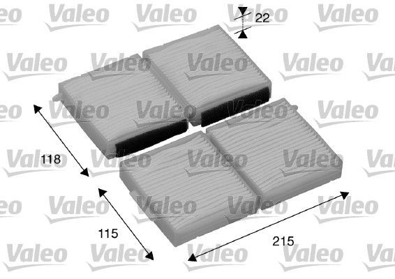 Filtras, salono oras VALEO 698891