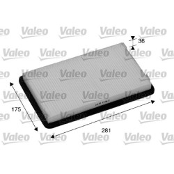 Filtras, salono oras VALEO 698893