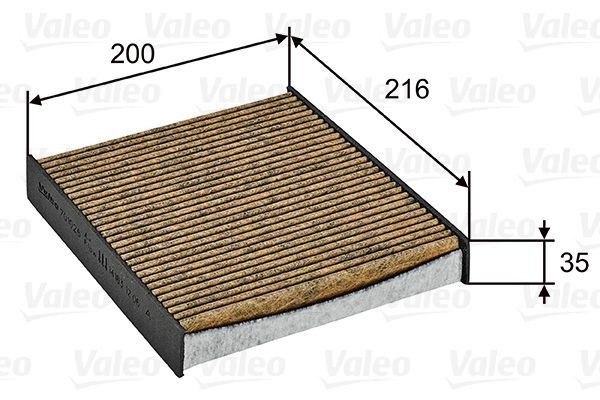 Filtras, salono oras VALEO 701026