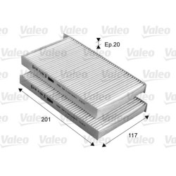 Filtras, salono oras VALEO 715669