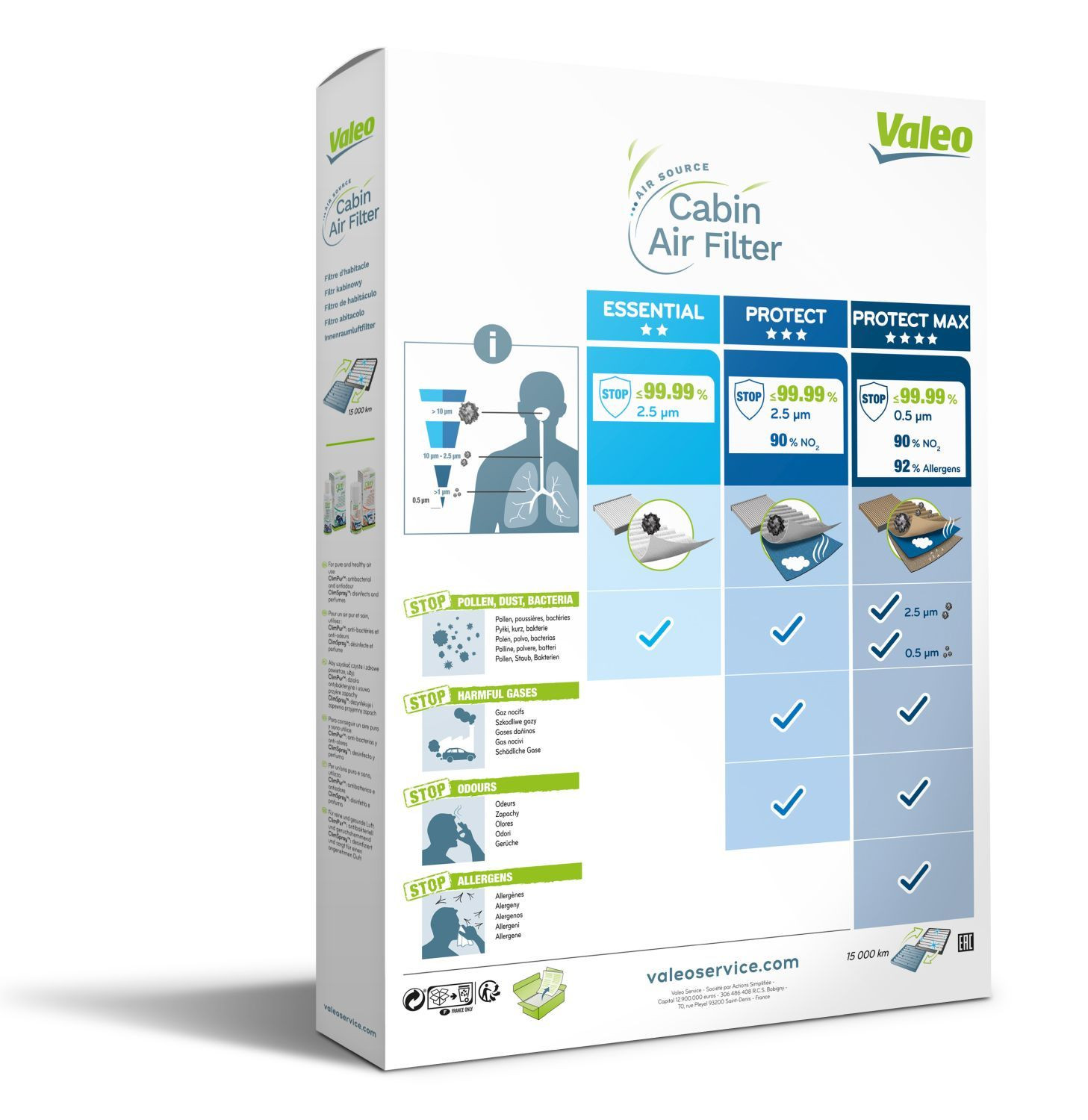 Filtras, salono oras VALEO 715709