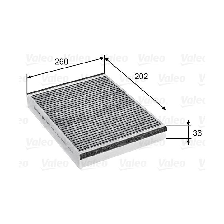 Filtras, salono oras VALEO 715757