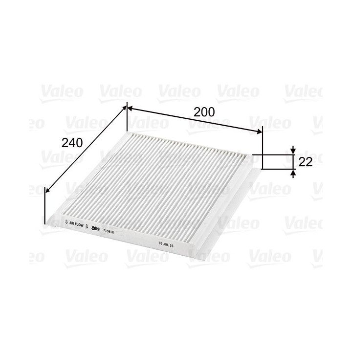 Filtras, salono oras VALEO 715816