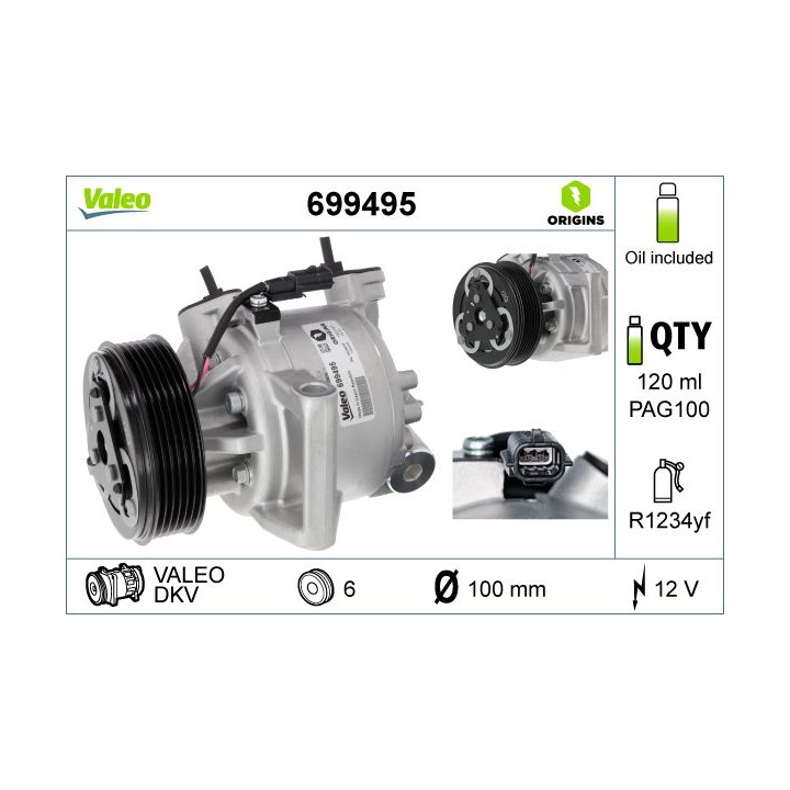 Kompresorius, oro kondicionierius VALEO 699495