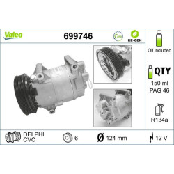 Kompresorius, oro kondicionierius VALEO 699746