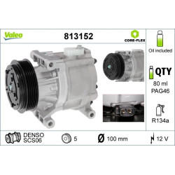 Kompresorius, oro kondicionierius VALEO 813152