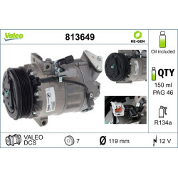 Kompresorius, oro kondicionierius VALEO 813649