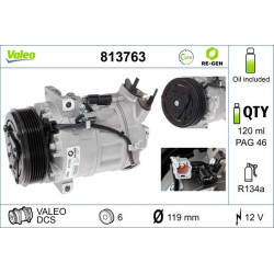 Kompresorius, oro kondicionierius VALEO 813763