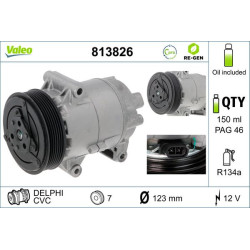 Kompresorius, oro kondicionierius VALEO 813826