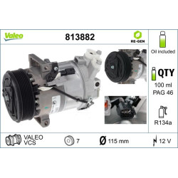 Kompresorius, oro kondicionierius VALEO 813882