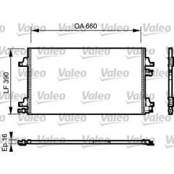Kondensatorius, oro kondicionierius VALEO 814006