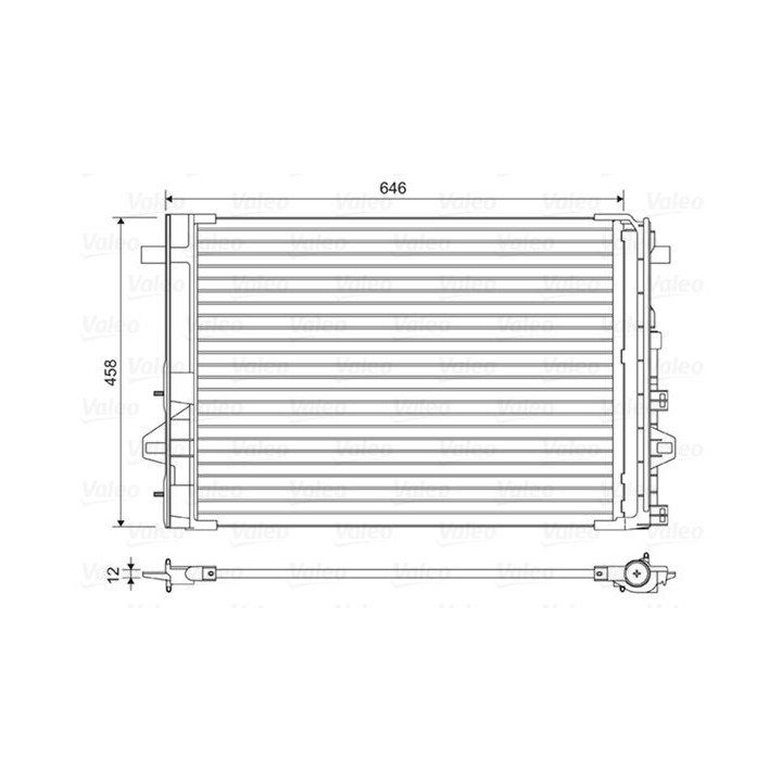 Kondensatorius, oro kondicionierius VALEO 814035