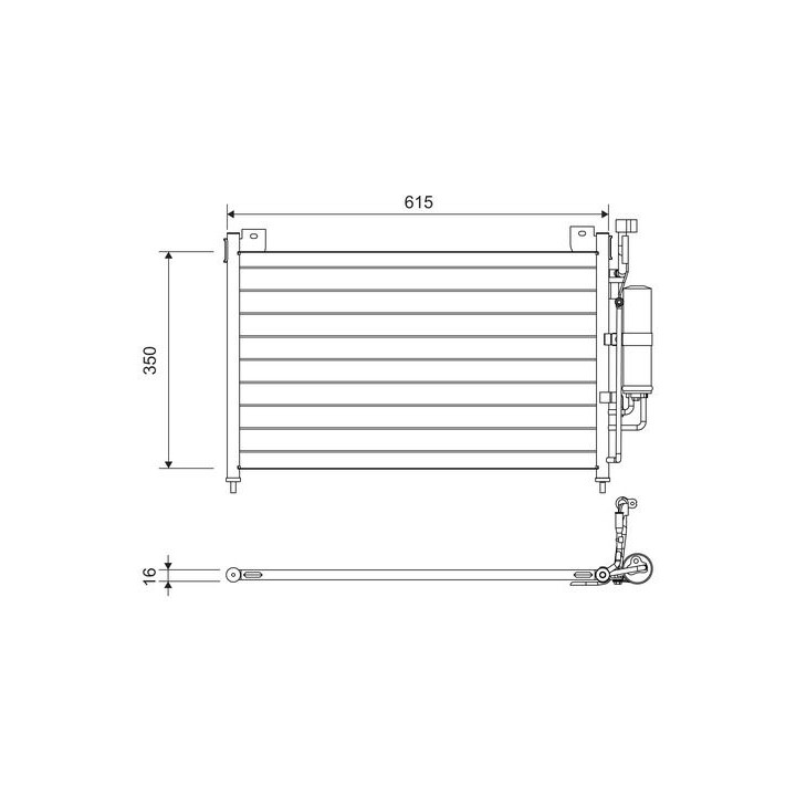 Kondensatorius, oro kondicionierius VALEO 814038