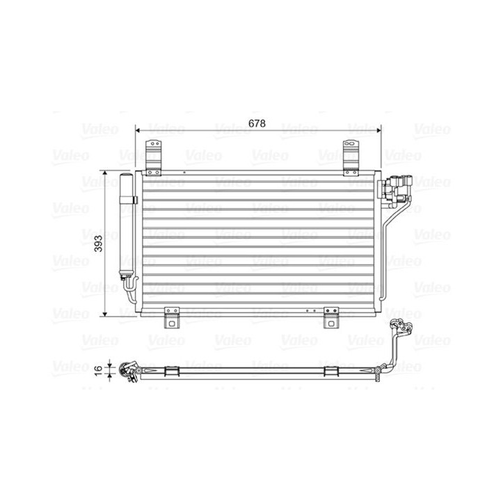 Kondensatorius, oro kondicionierius VALEO 814048