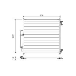 Kondensatorius, oro kondicionierius VALEO 814053