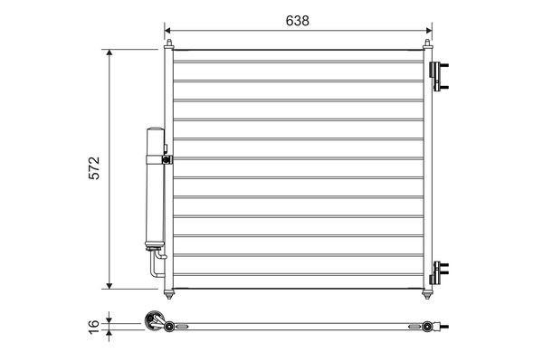 Kondensatorius, oro kondicionierius VALEO 814053