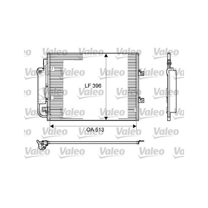 Kondensatorius, oro kondicionierius VALEO 814061