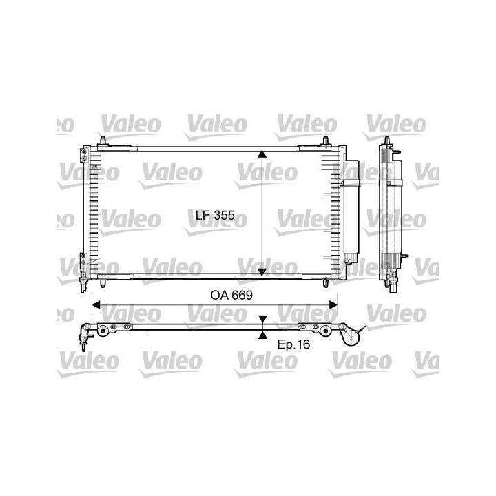 Kondensatorius, oro kondicionierius VALEO 814065