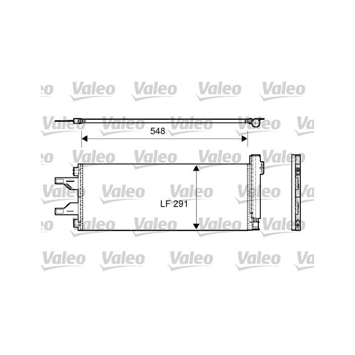 Kondensatorius, oro kondicionierius VALEO 814069