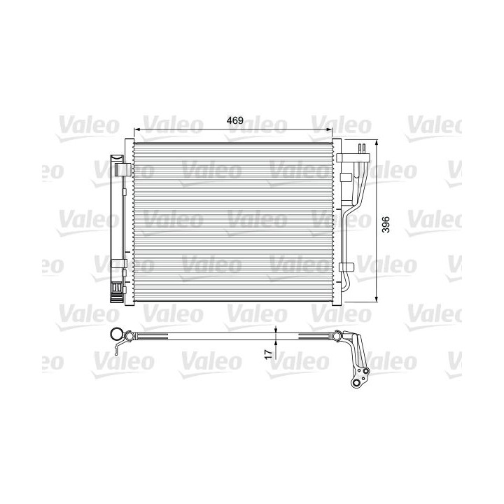 Kondensatorius, oro kondicionierius VALEO 814070