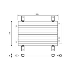 Kondensatorius, oro kondicionierius VALEO 814081