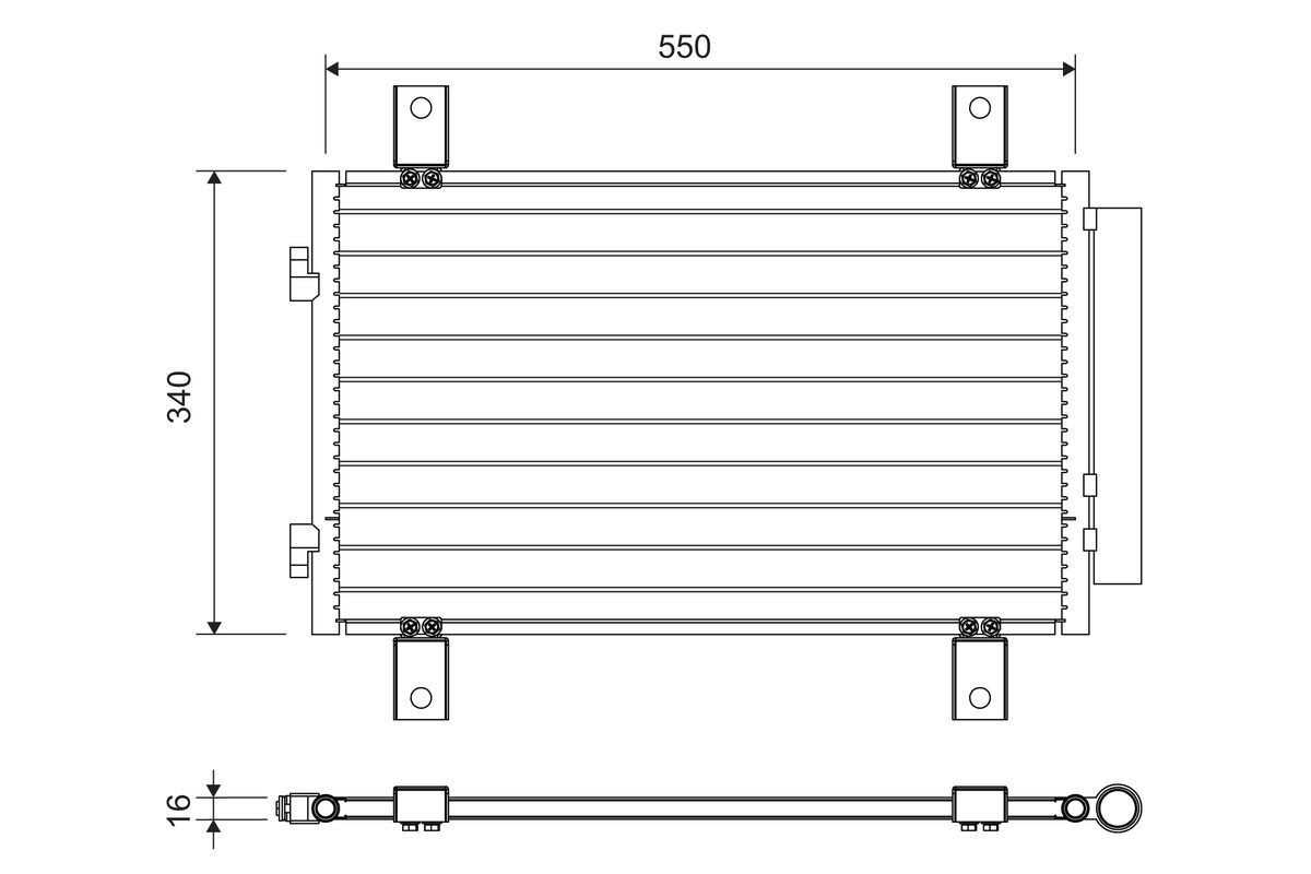 Kondensatorius, oro kondicionierius VALEO 814081