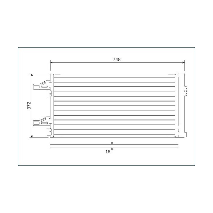 Kondensatorius, oro kondicionierius VALEO 814085