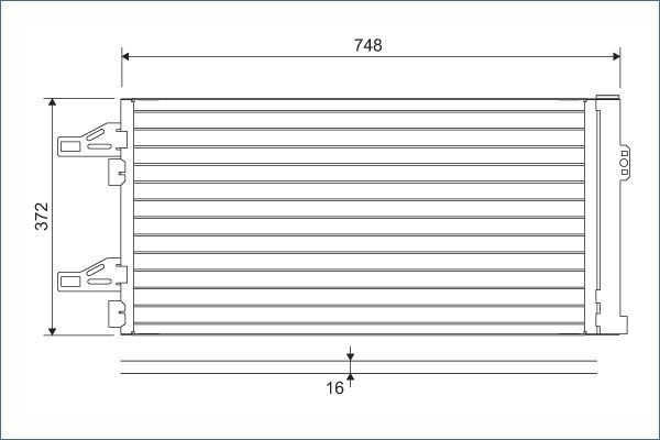 Kondensatorius, oro kondicionierius VALEO 814085
