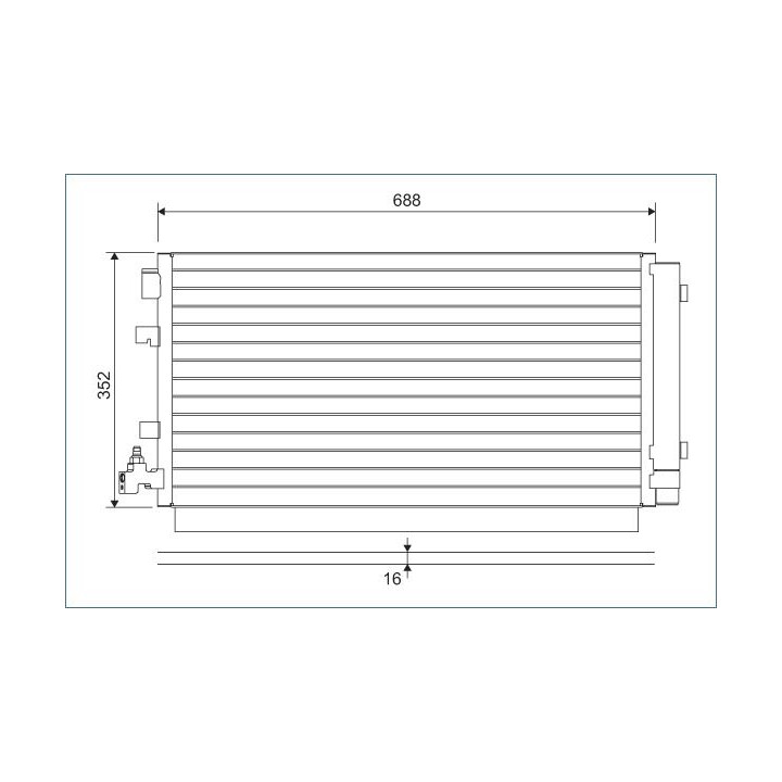 Kondensatorius, oro kondicionierius VALEO 814094