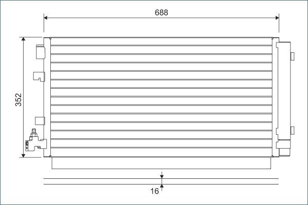 Kondensatorius, oro kondicionierius VALEO 814094