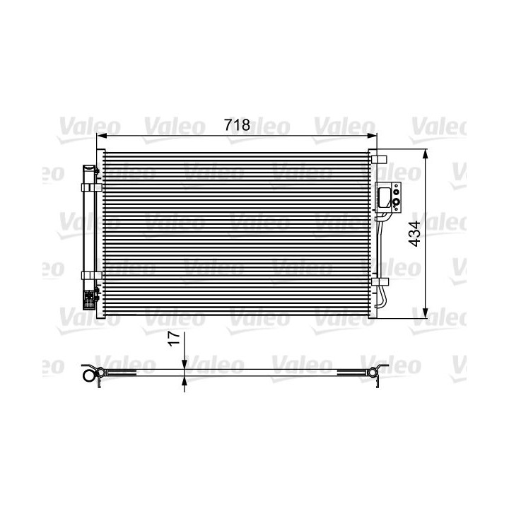 Kondensatorius, oro kondicionierius VALEO 814100