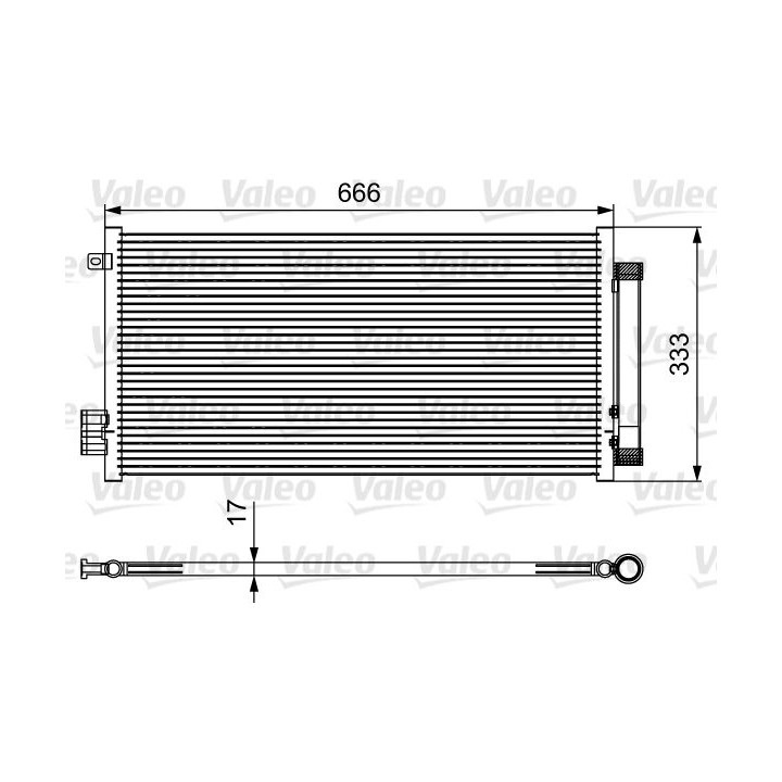Kondensatorius, oro kondicionierius VALEO 814111