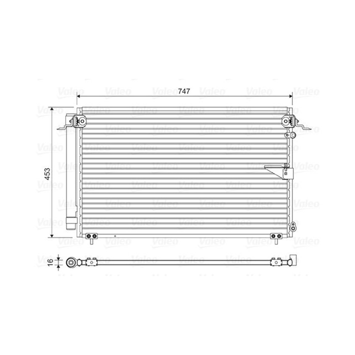 Kondensatorius, oro kondicionierius VALEO 814112