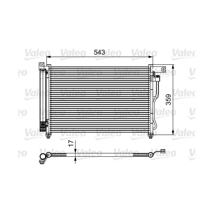 Kondensatorius, oro kondicionierius VALEO 814115