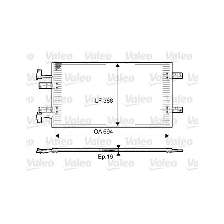 Kondensatorius, oro kondicionierius VALEO 814171