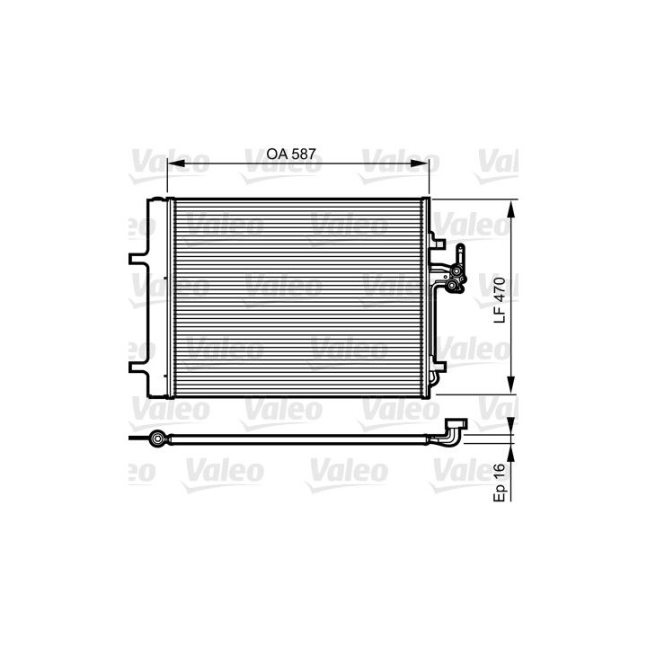 Kondensatorius, oro kondicionierius VALEO 814184