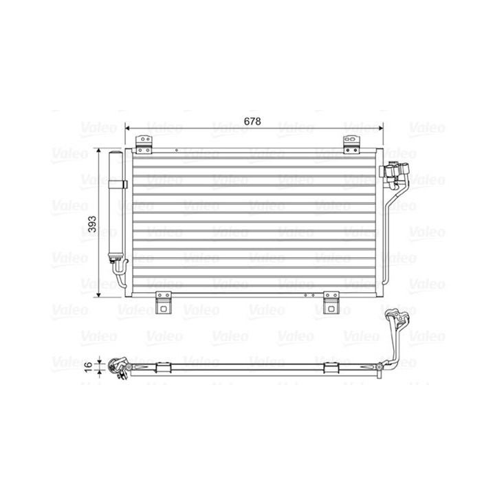 Kondensatorius, oro kondicionierius VALEO 814195