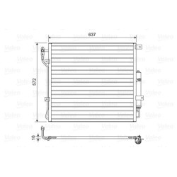 Kondensatorius, oro kondicionierius VALEO 814200