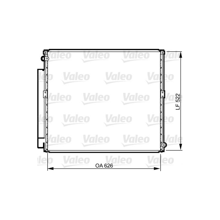 Kondensatorius, oro kondicionierius VALEO 814203