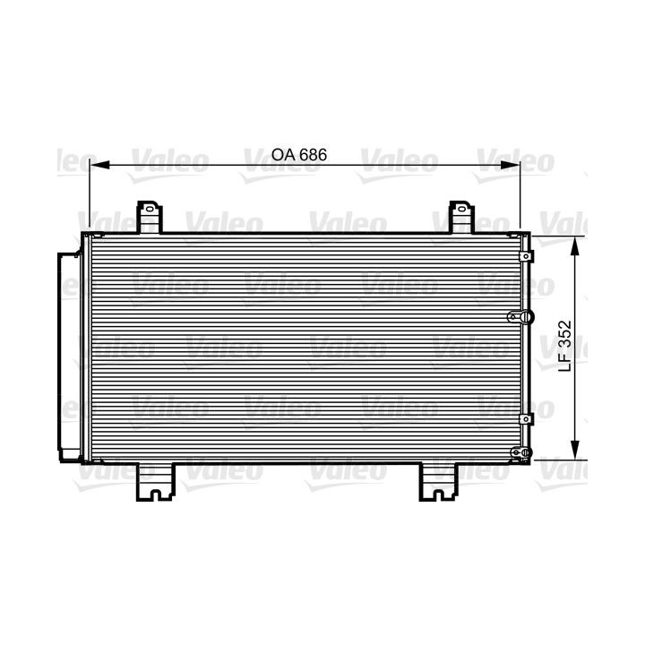 Kondensatorius, oro kondicionierius VALEO 814226