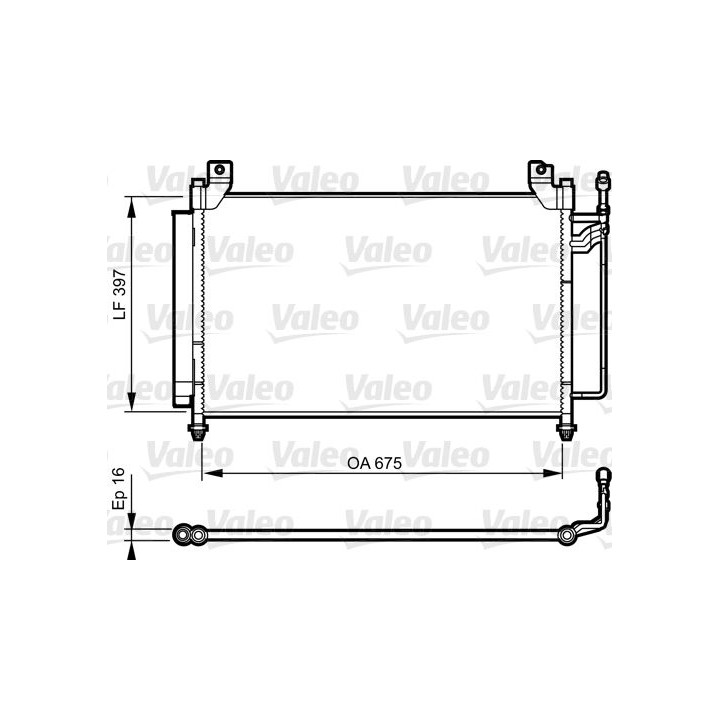 Kondensatorius, oro kondicionierius VALEO 814235