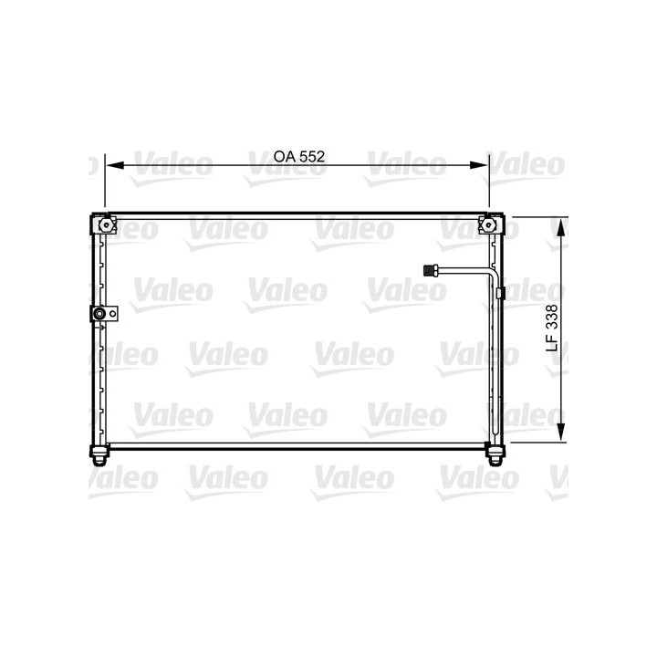 Kondensatorius, oro kondicionierius VALEO 814251