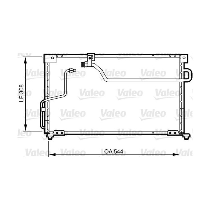 Kondensatorius, oro kondicionierius VALEO 814254